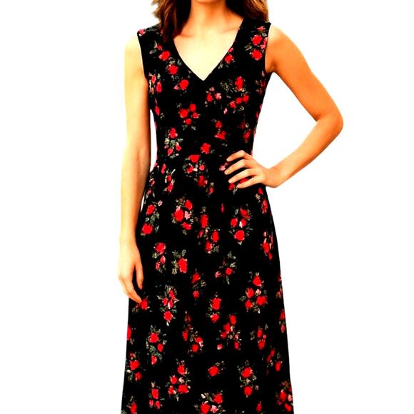 NWT Time & True Large Red Womens Sleeveless Jumpsuit Romper Miss 12 14 L New Tag - Picture 1 of 7